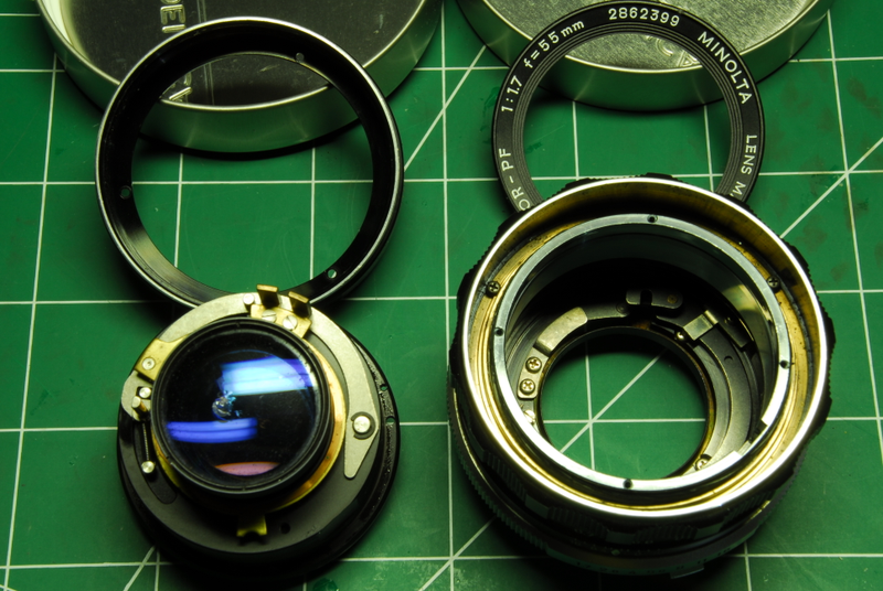 Illustration for article titled Got bored... Taking my lens apart...